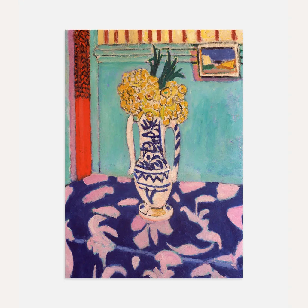 Henri Matisse Blue Tablecloth Still Life Poster