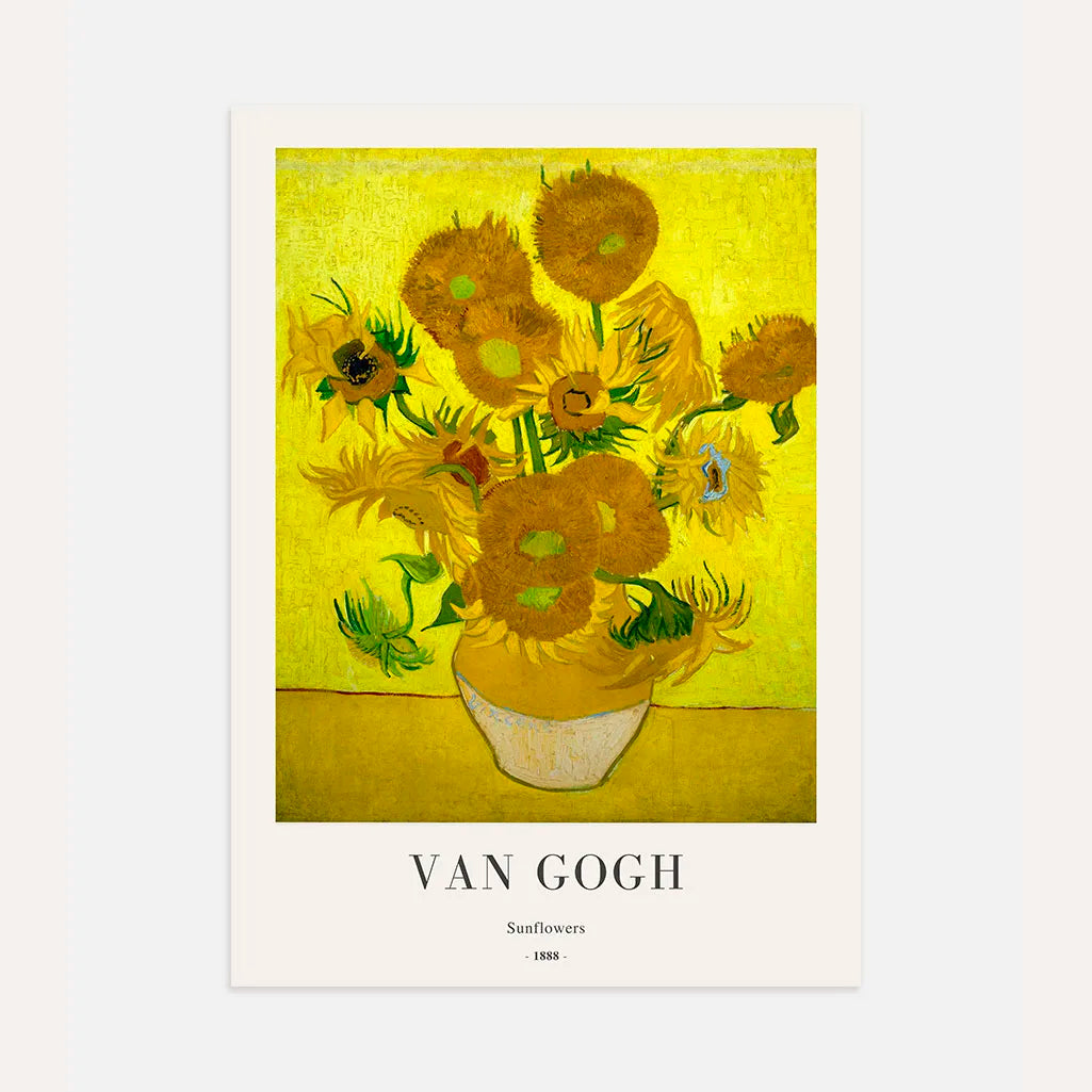 Vincent van Gogh Sunflowers Poster