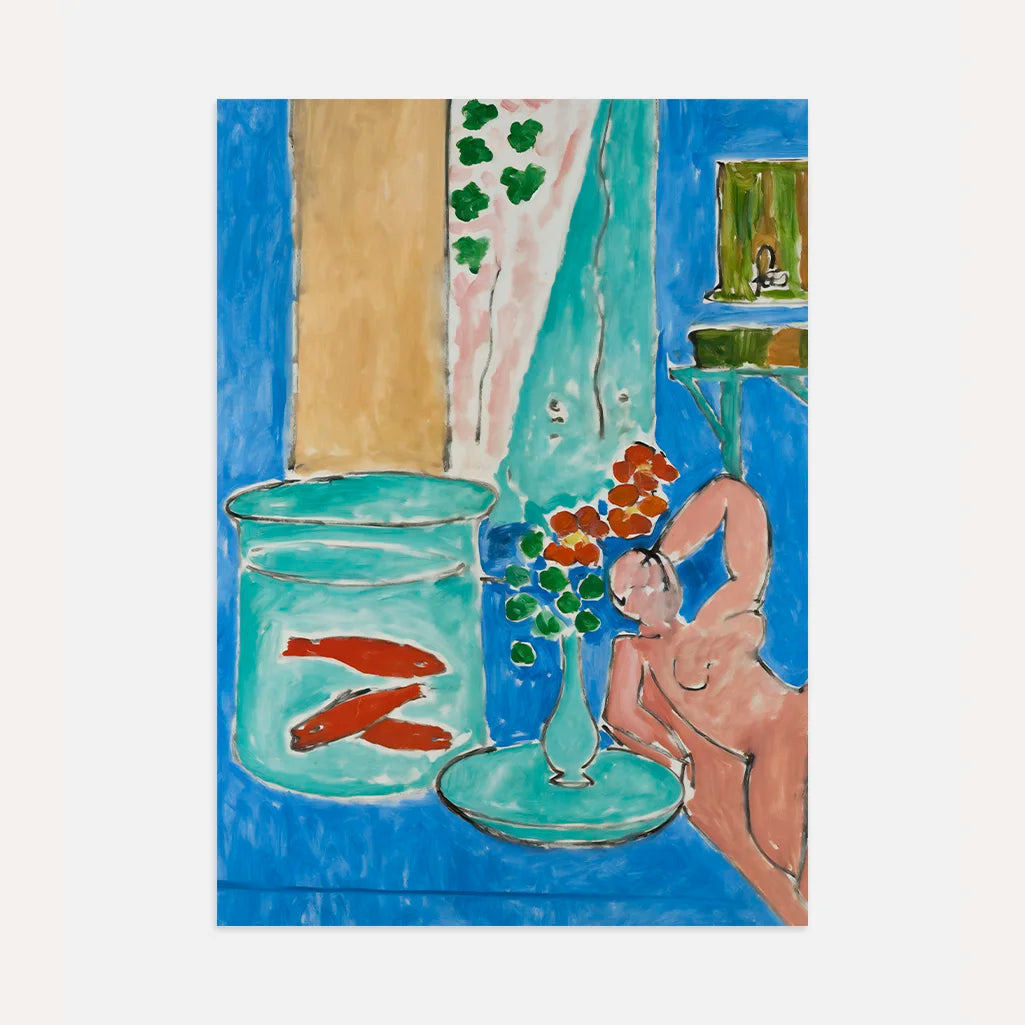 Henri Matisse Goldfish and Sculpture Poster