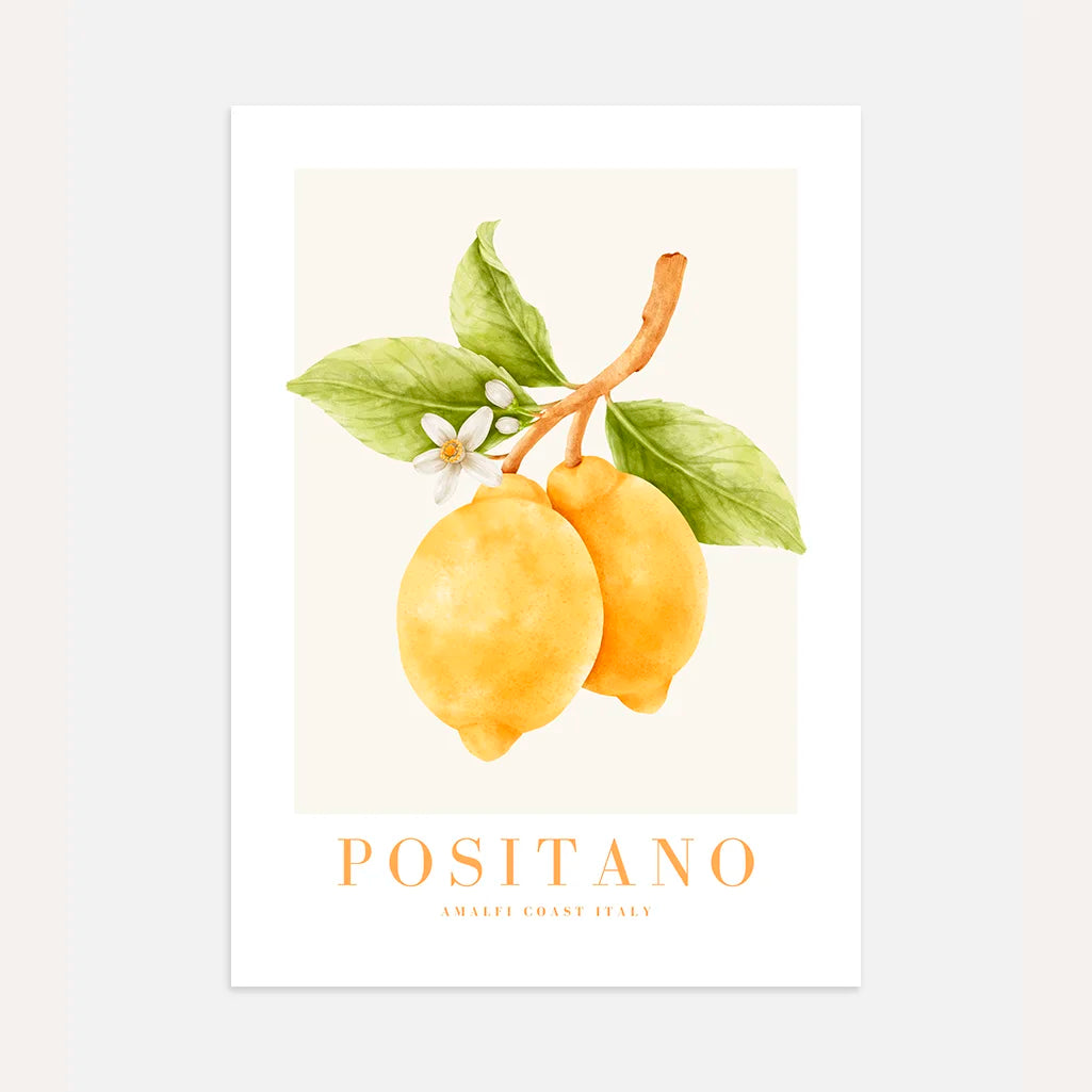 Positano Limoni Poster