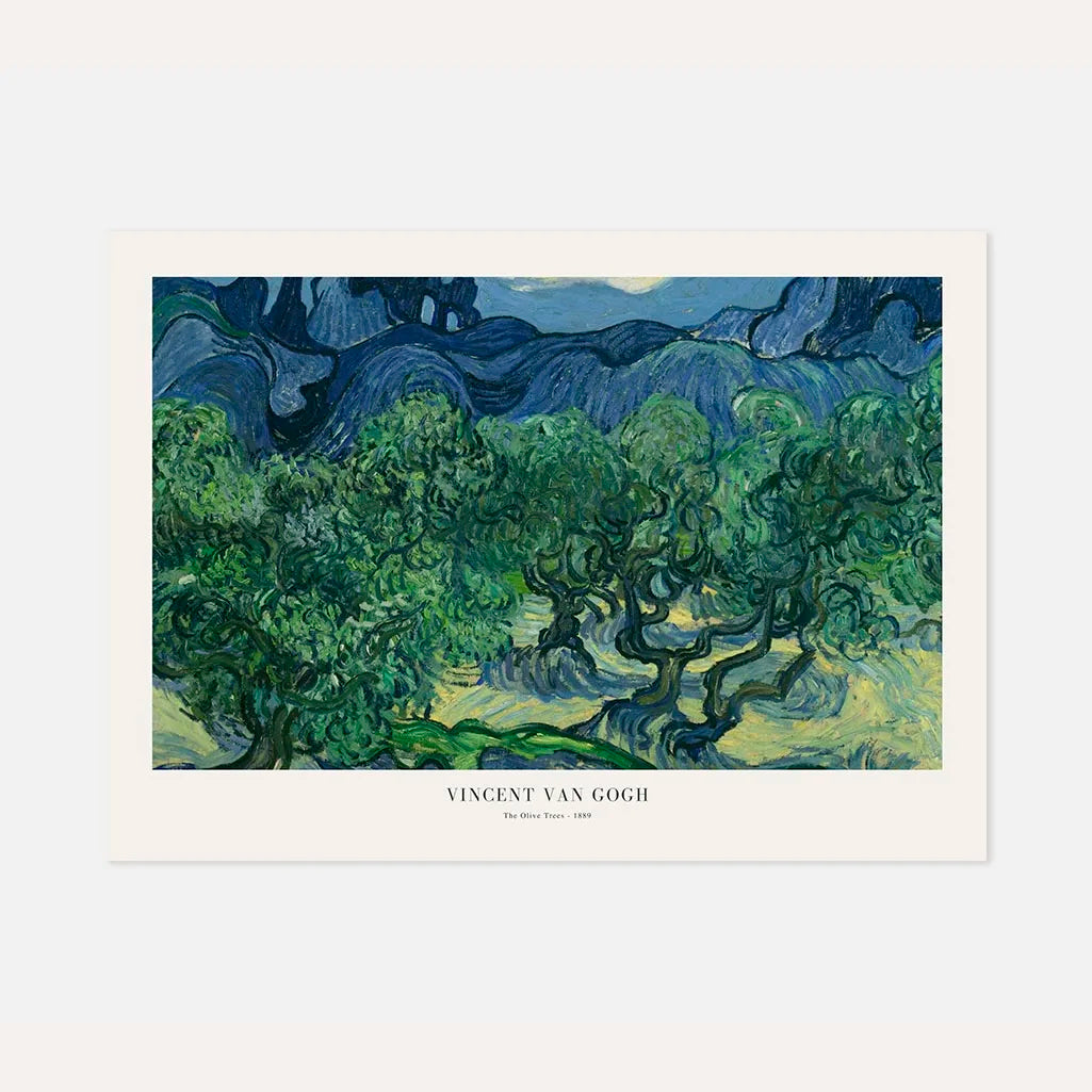 Vincent van Gogh The Olive Trees Poster
