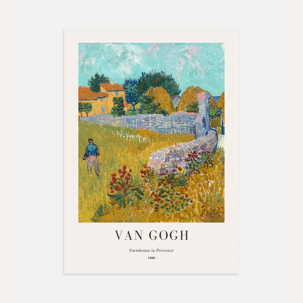 Vincent van Gogh Provence Farmhouse Poster
