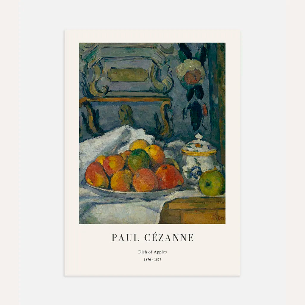 Paul Cézanne Dish of Apples Poster