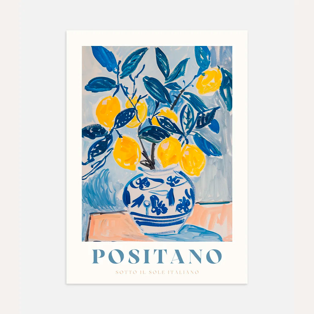 Positano Citrus Poster
