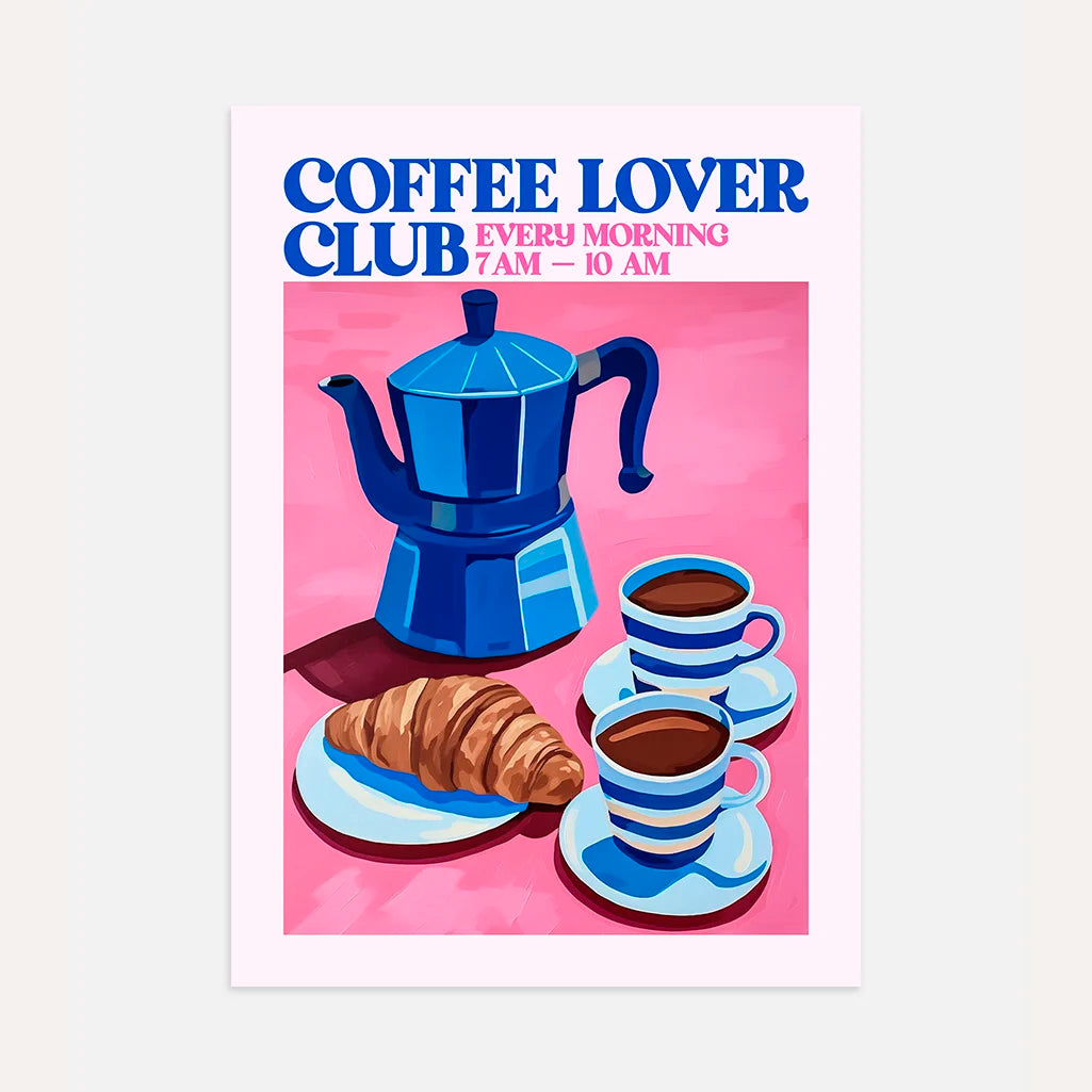 Coffee Lover Club Poster