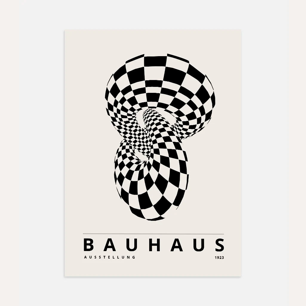 Bauhaus Hypnotic Geometry Poster
