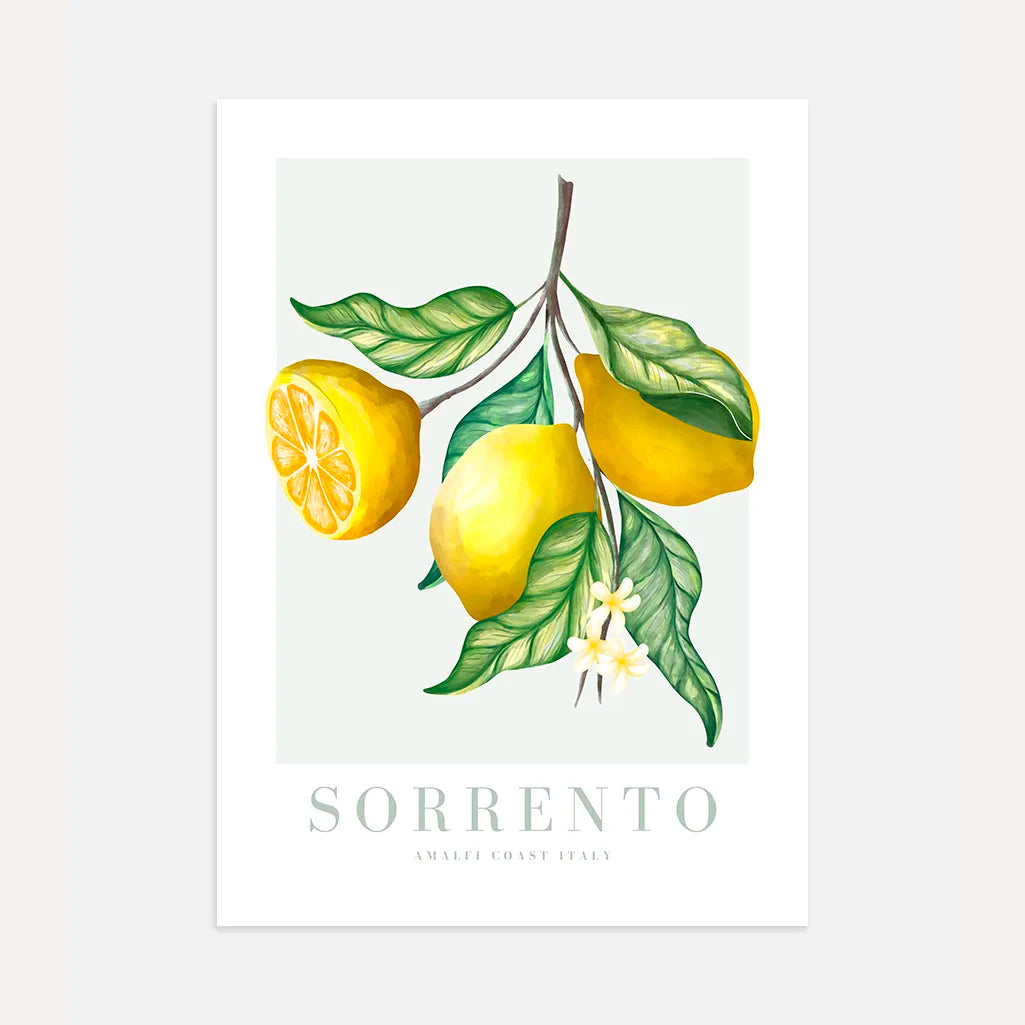 Sorrento Lemon Poster