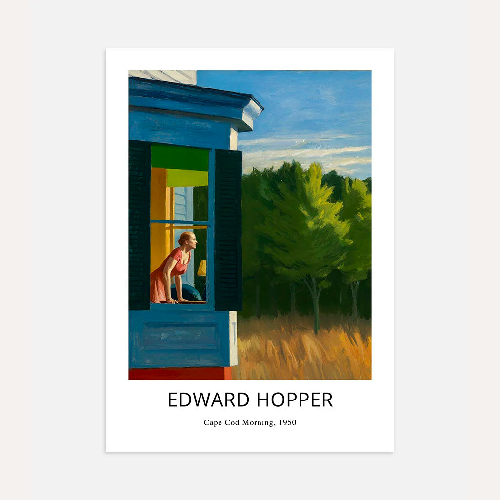 Edward Hopper Cape Cod Morning 1950 Poster