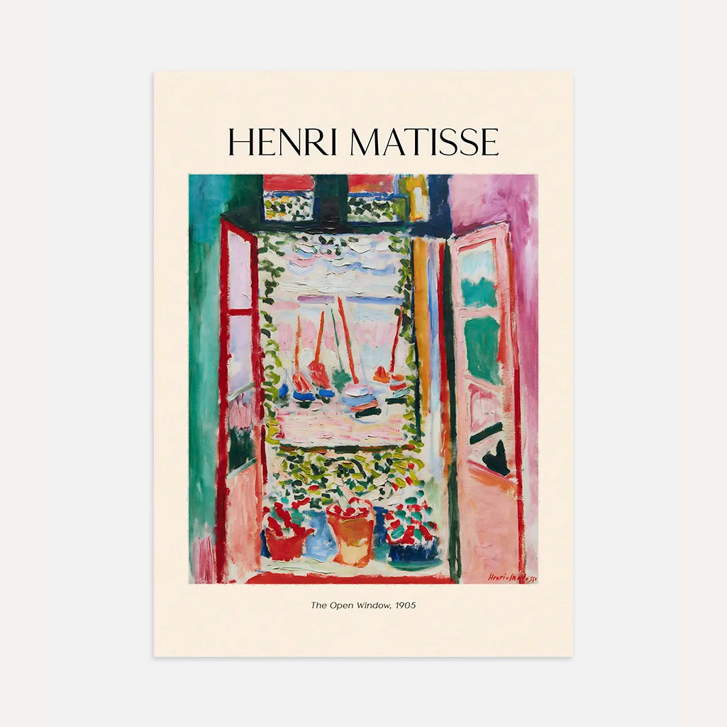 Henri Matisse The Open Window Poster