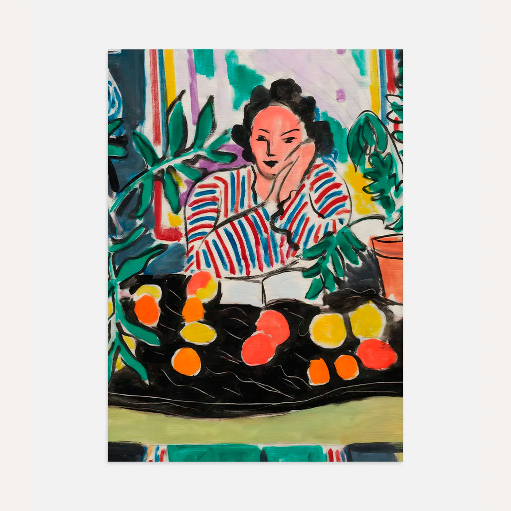 Matisse Etruscan Vase Interior Poster