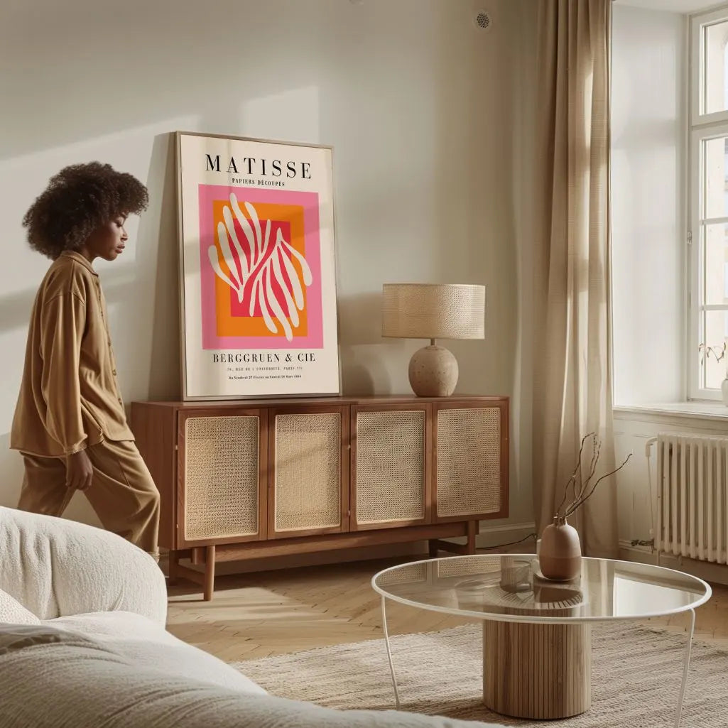 Matisse Corail Éclat Affiche