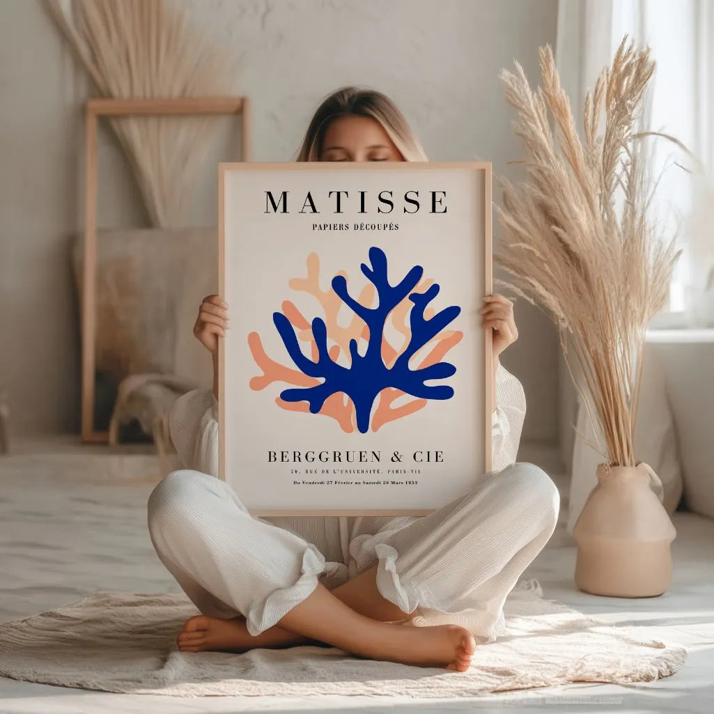 Henri Matisse Blue and Orange Poster