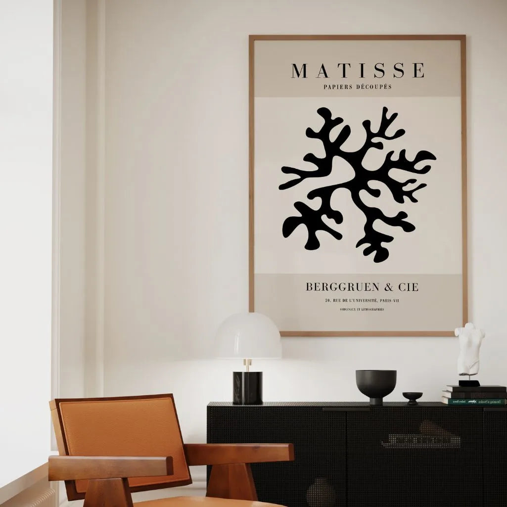 Henri Matisse Black Coral Reef Poster
