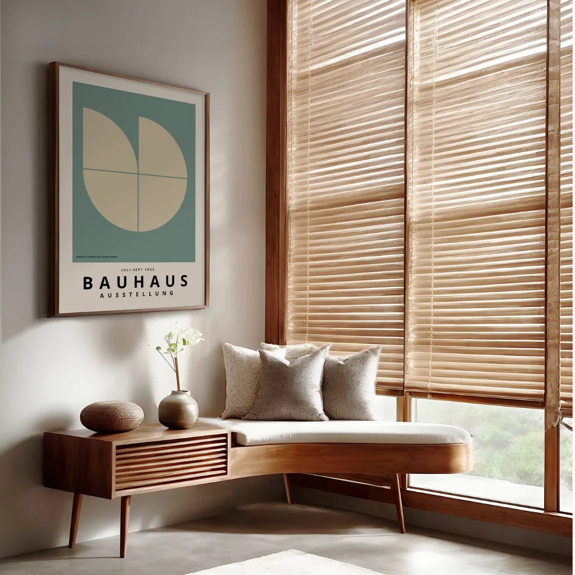 Bauhaus Light Green Poster