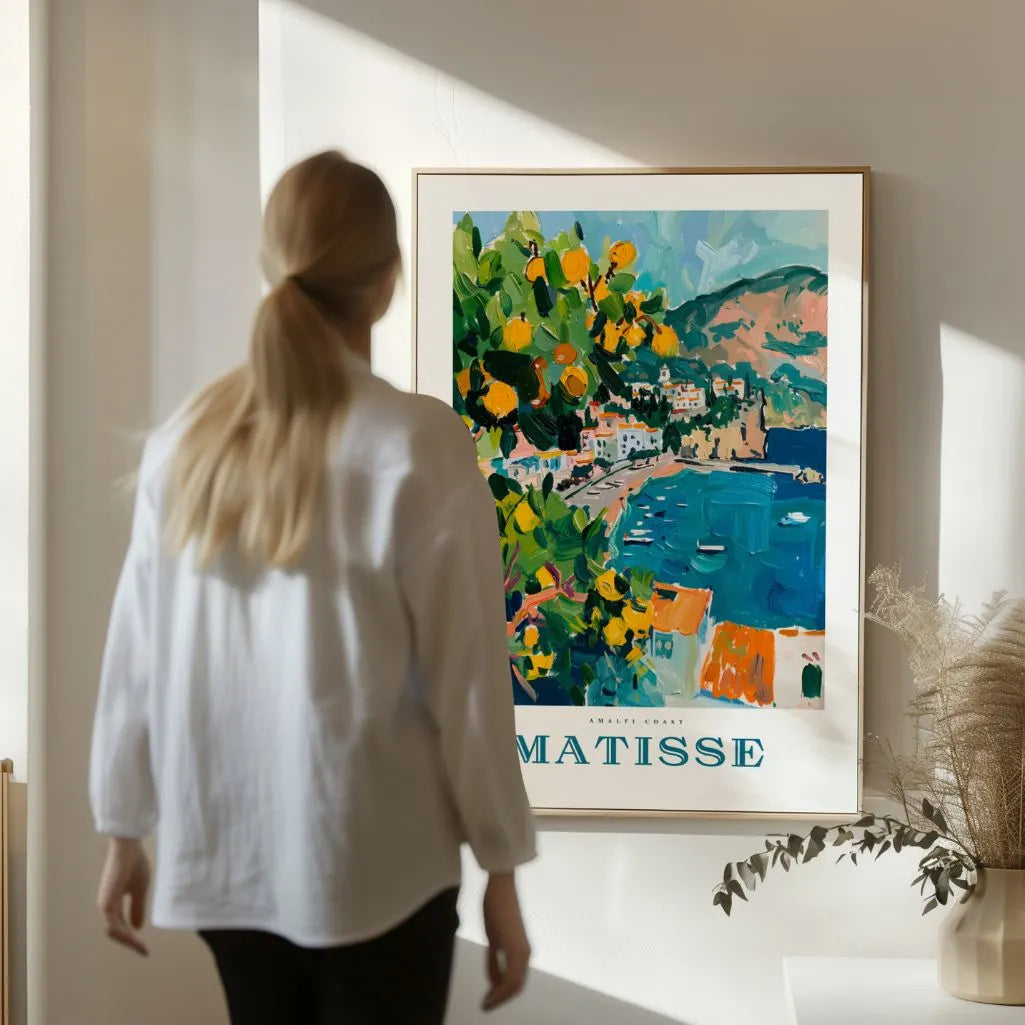 Matisse Amalfi Coast Poster