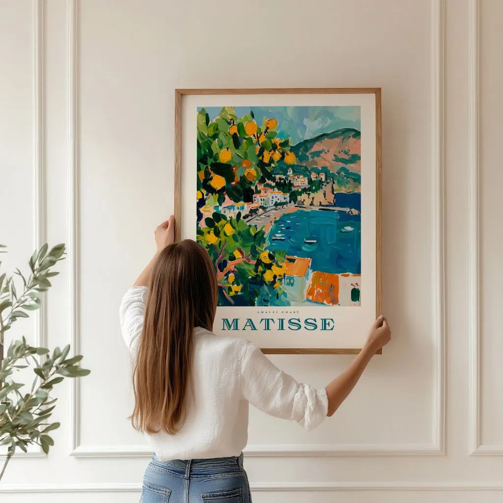 Matisse Amalfi Coast Poster