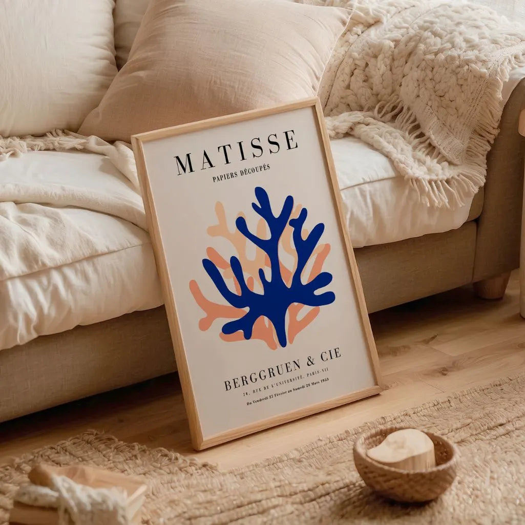 Henri Matisse Blue and Orange Poster