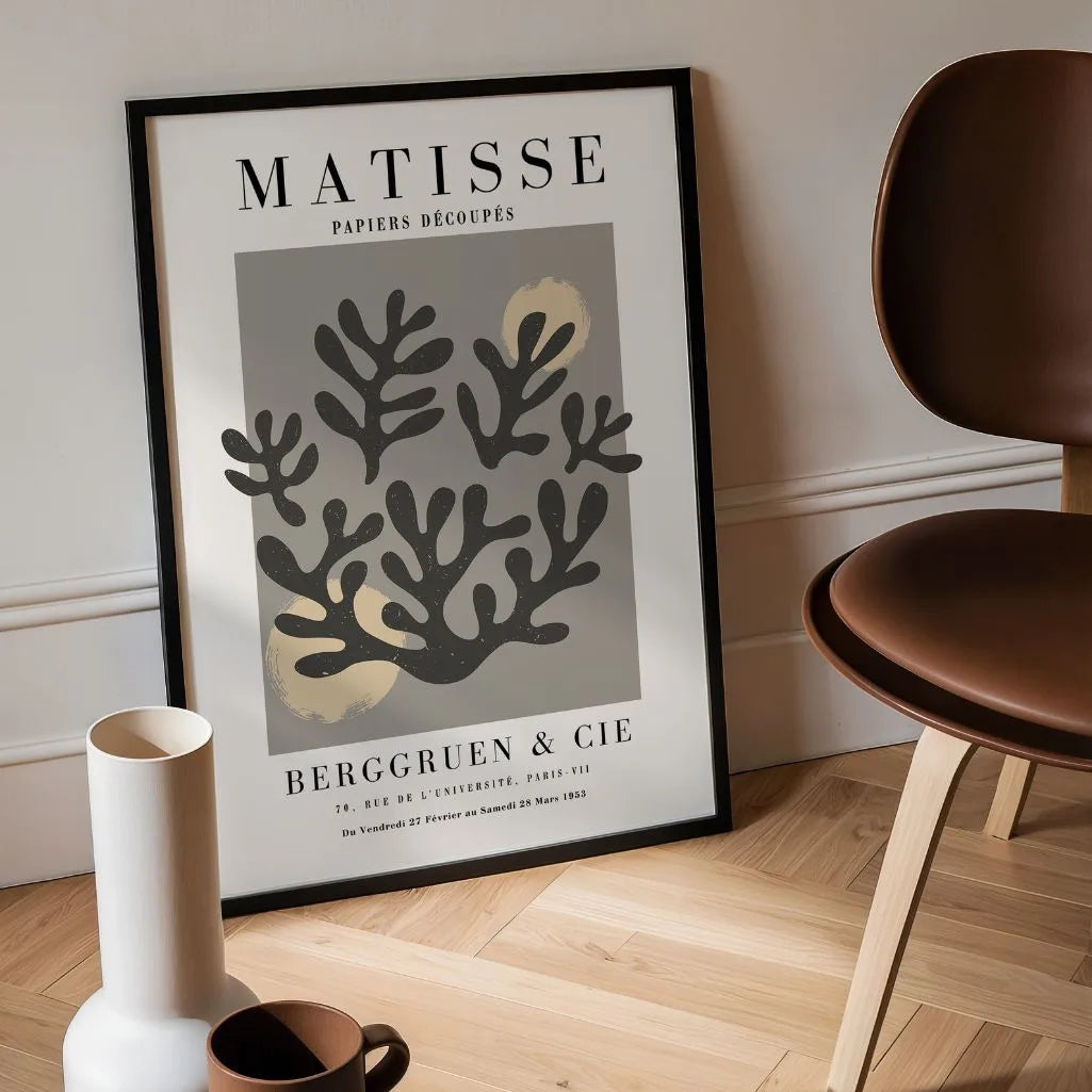 Henri Matisse Grey Corals Poster