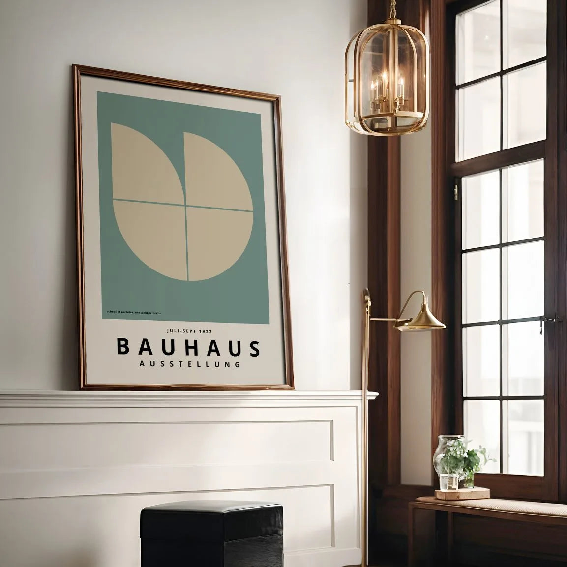 Bauhaus Light Green Poster