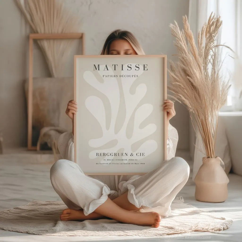 Matisse White Form Poster