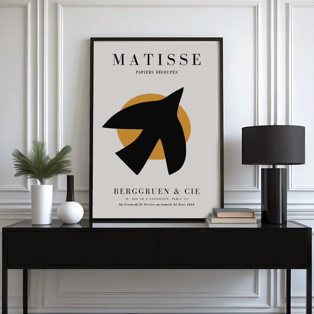 Affiche Matisse Oiseau Abstrait