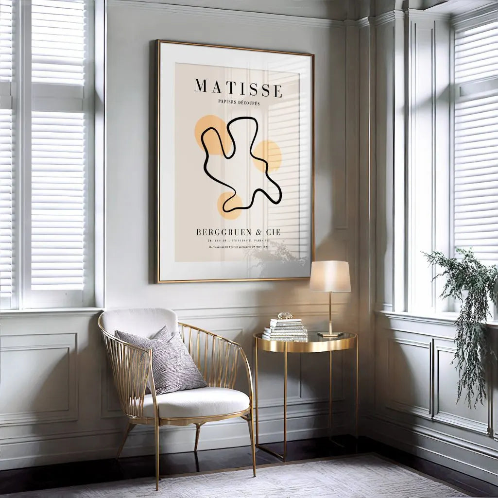 Poster Matisse Linea Astratta