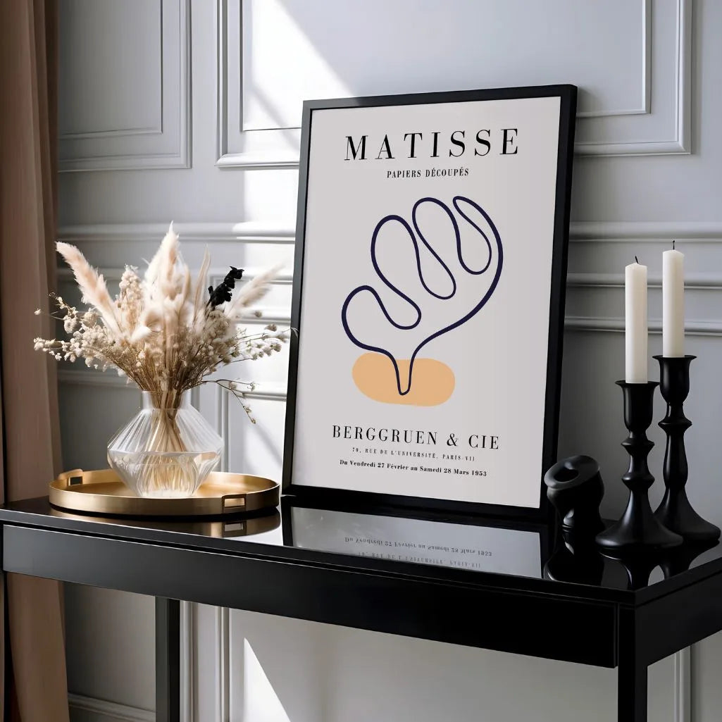 Henri Matisse Orange Accent Poster