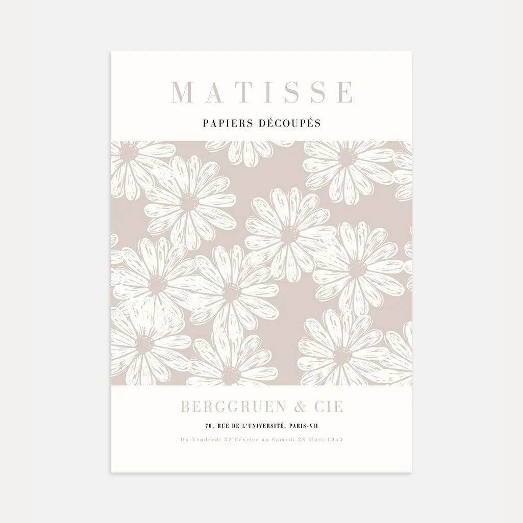 Matisse Margherite Beige Poster