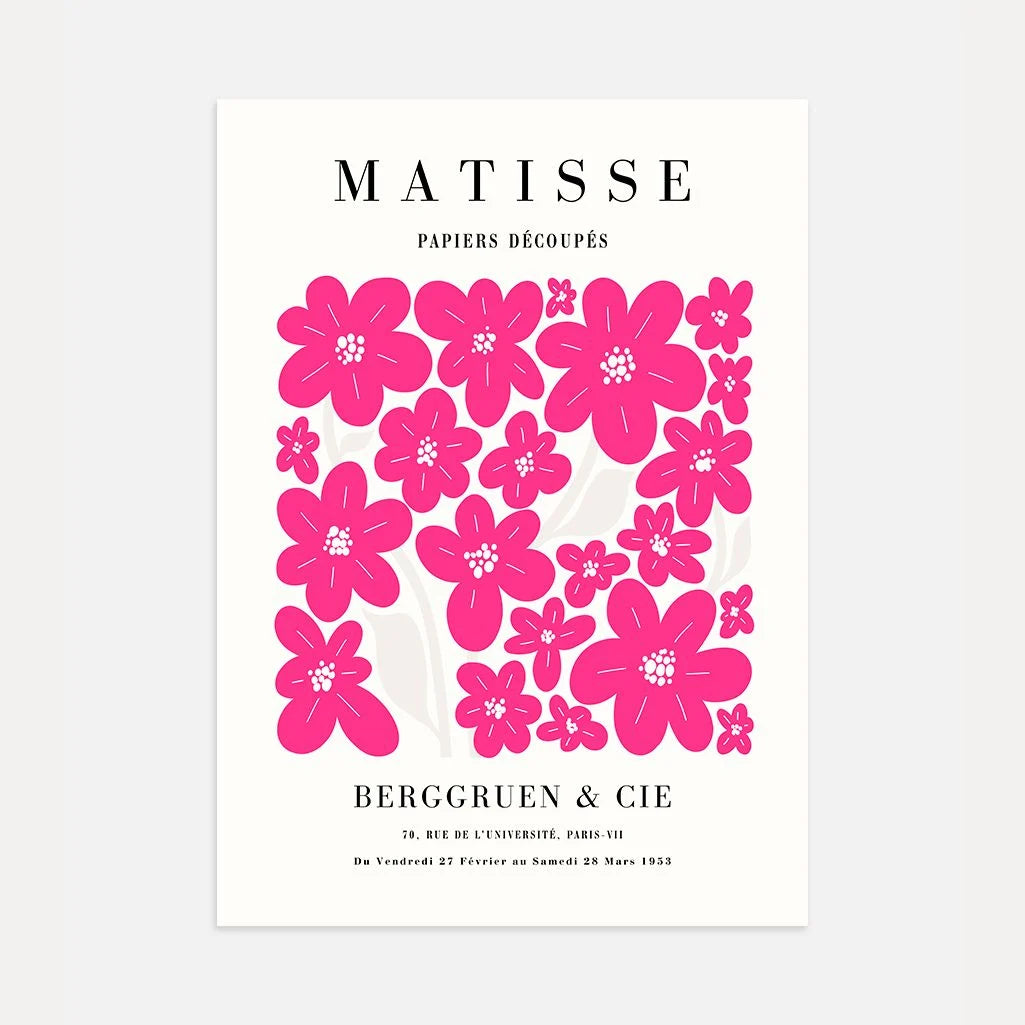 Henri Matisse Fleurs Joyeuses Affiche