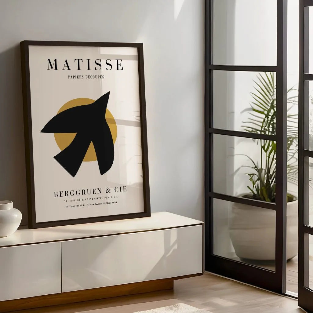 Affiche Matisse Oiseau Abstrait