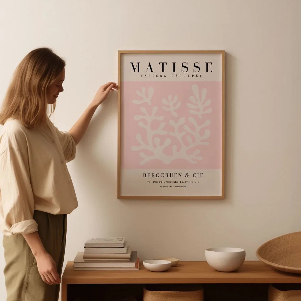 Matisse Pink Form Poster