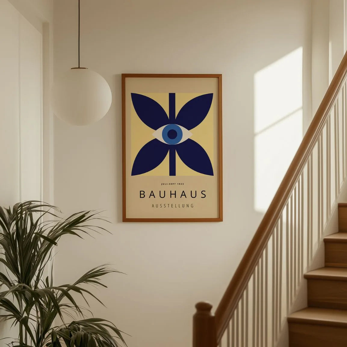 Bauhaus Blue Eye Poster