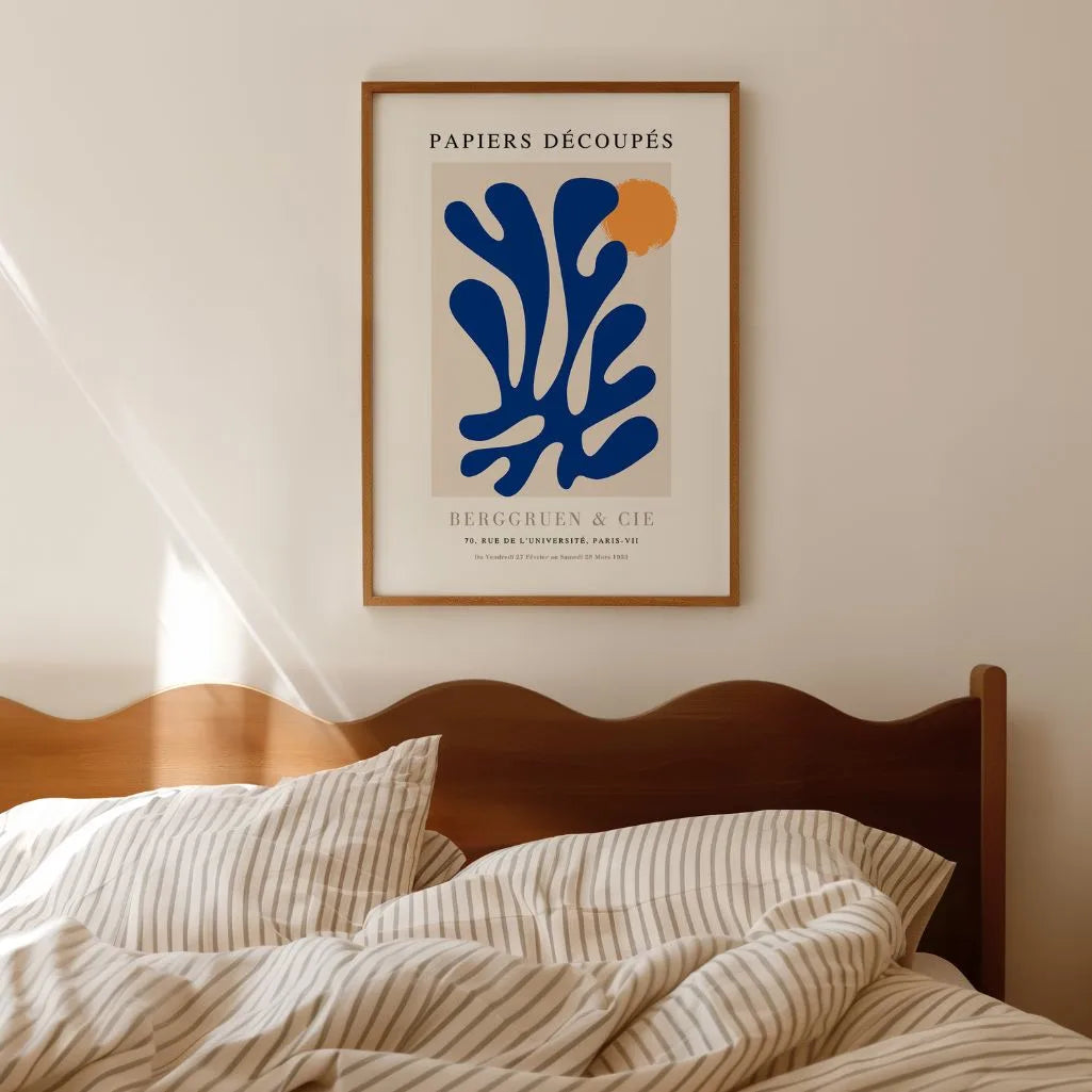 Matisse Bleu Équilibre Affiche