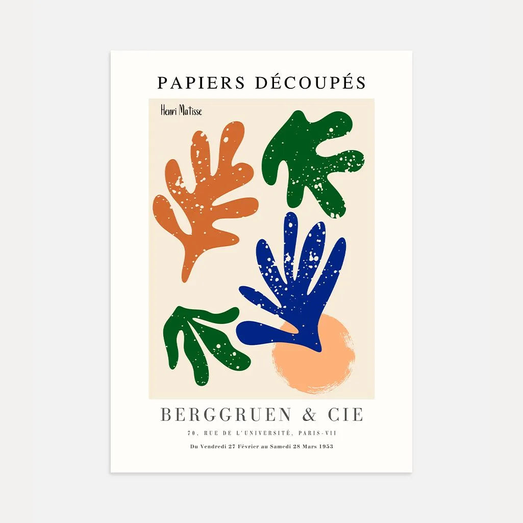 Matisse Jardin Abstrait Poster