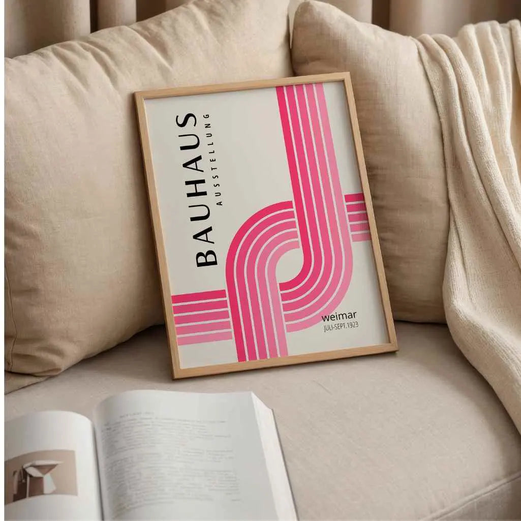 Bauhaus Intersecting Lines Poster