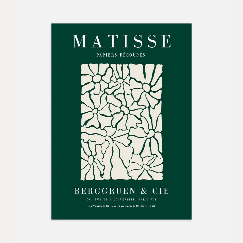 Henri Matisse Formes Vertes Affiche