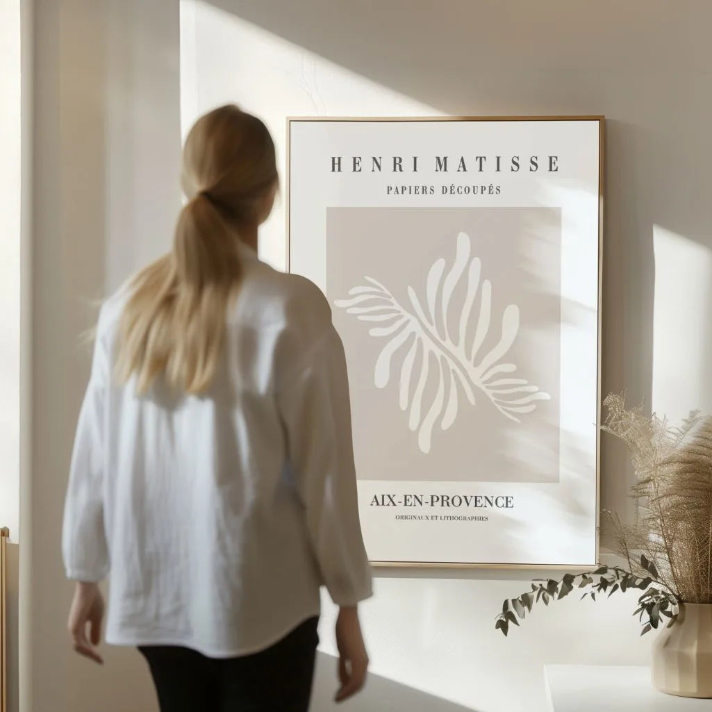 Matisse Beige Harmony Poster