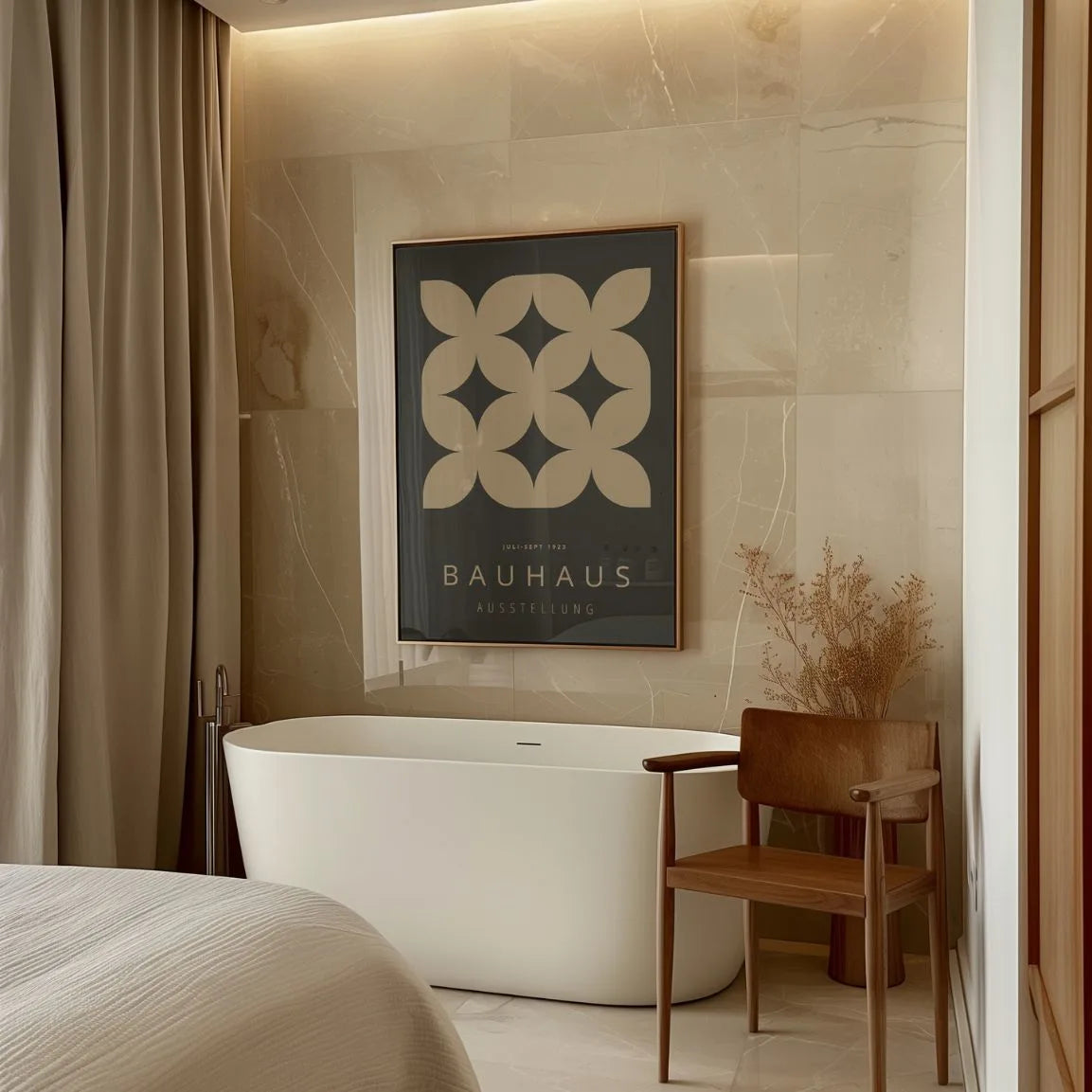 Bauhaus Minimal Form Balance Poster