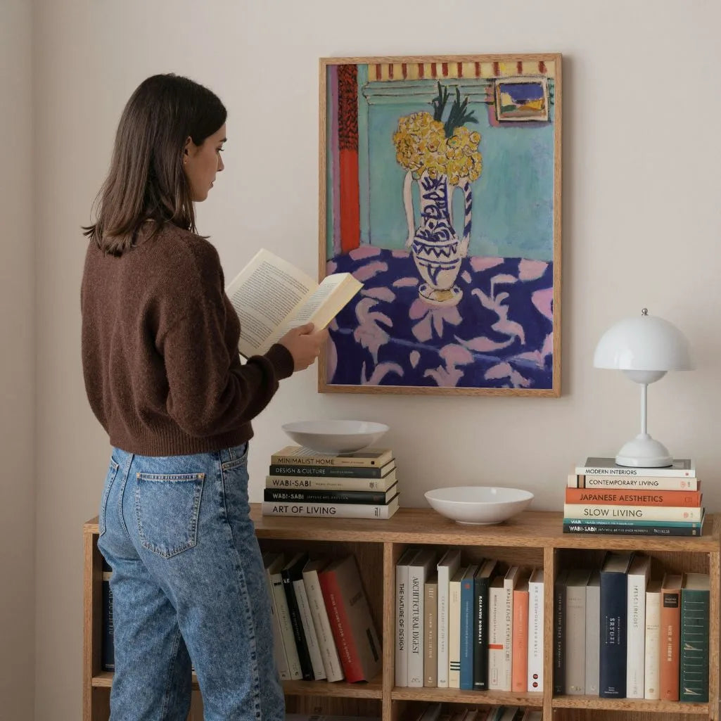 Henri Matisse Blue Tablecloth Still Life Poster