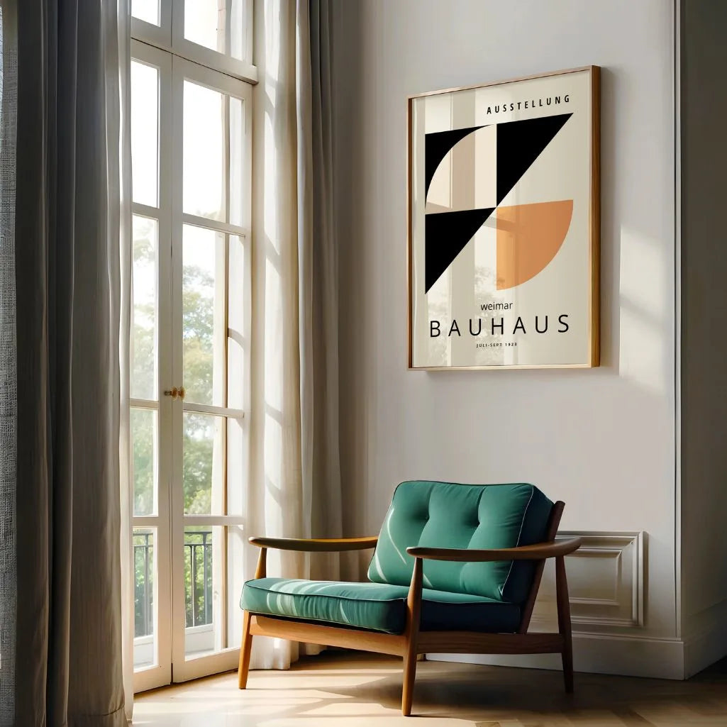 Bauhaus Form Contrast Poster