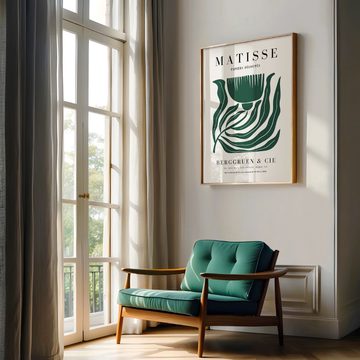 Henri Matisse Green Flower Poster