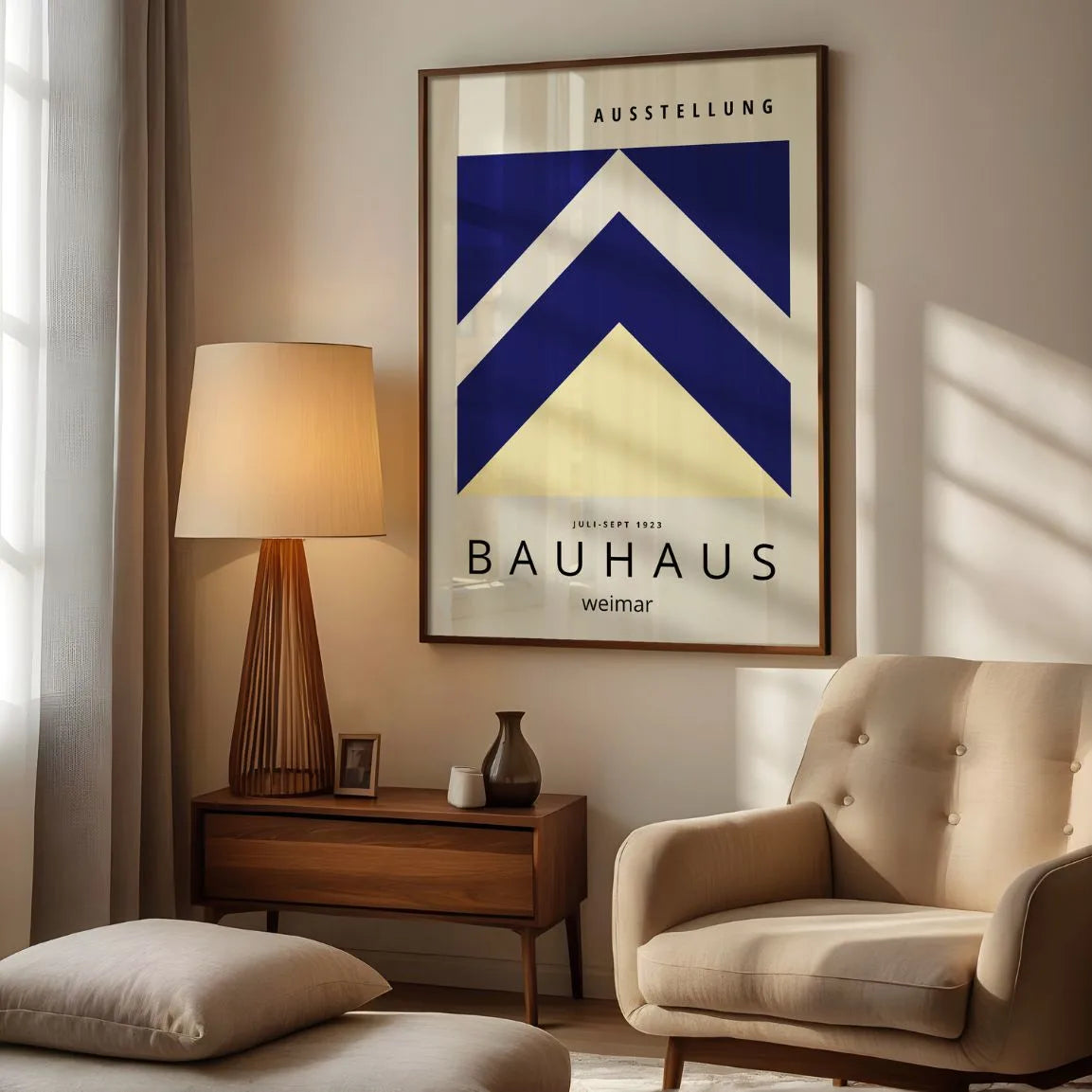 Bauhaus Weimar Geometric Arrows Poster