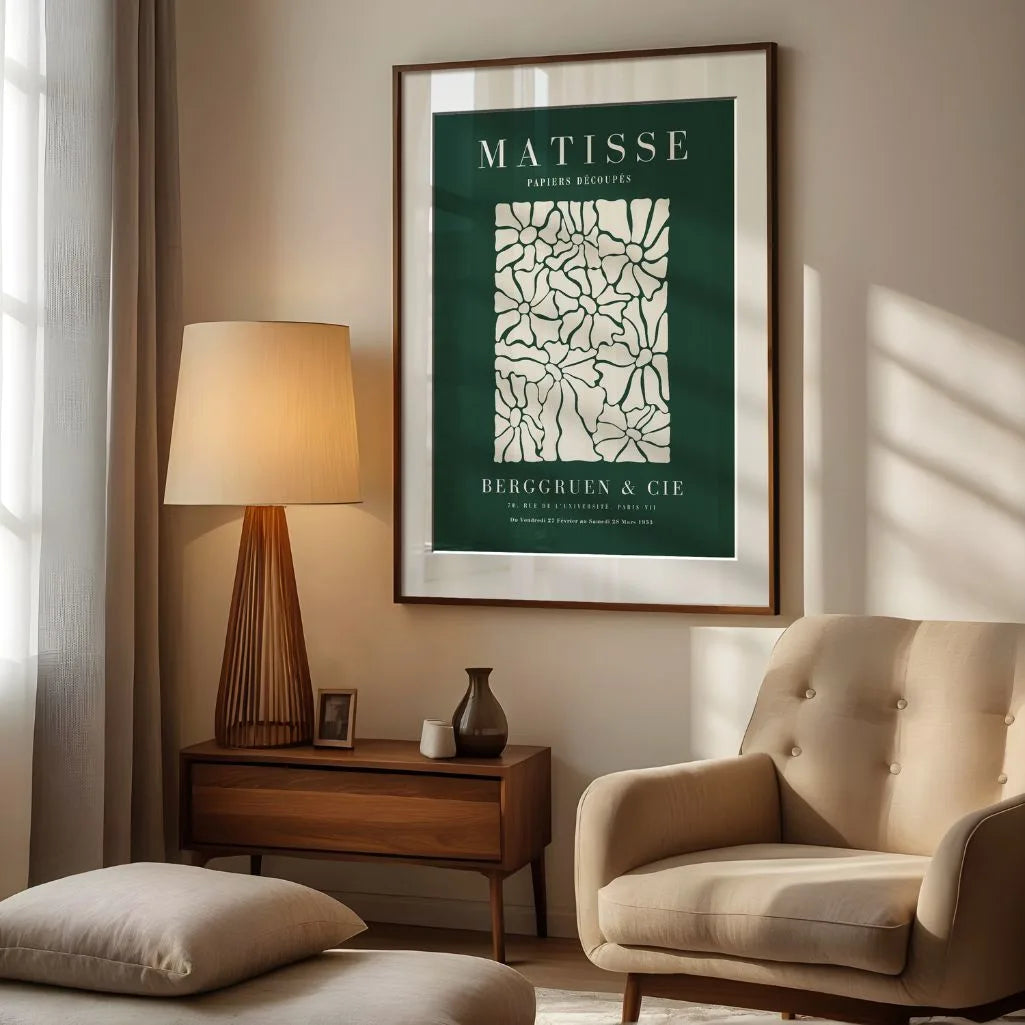 Henri Matisse Formes Vertes Affiche