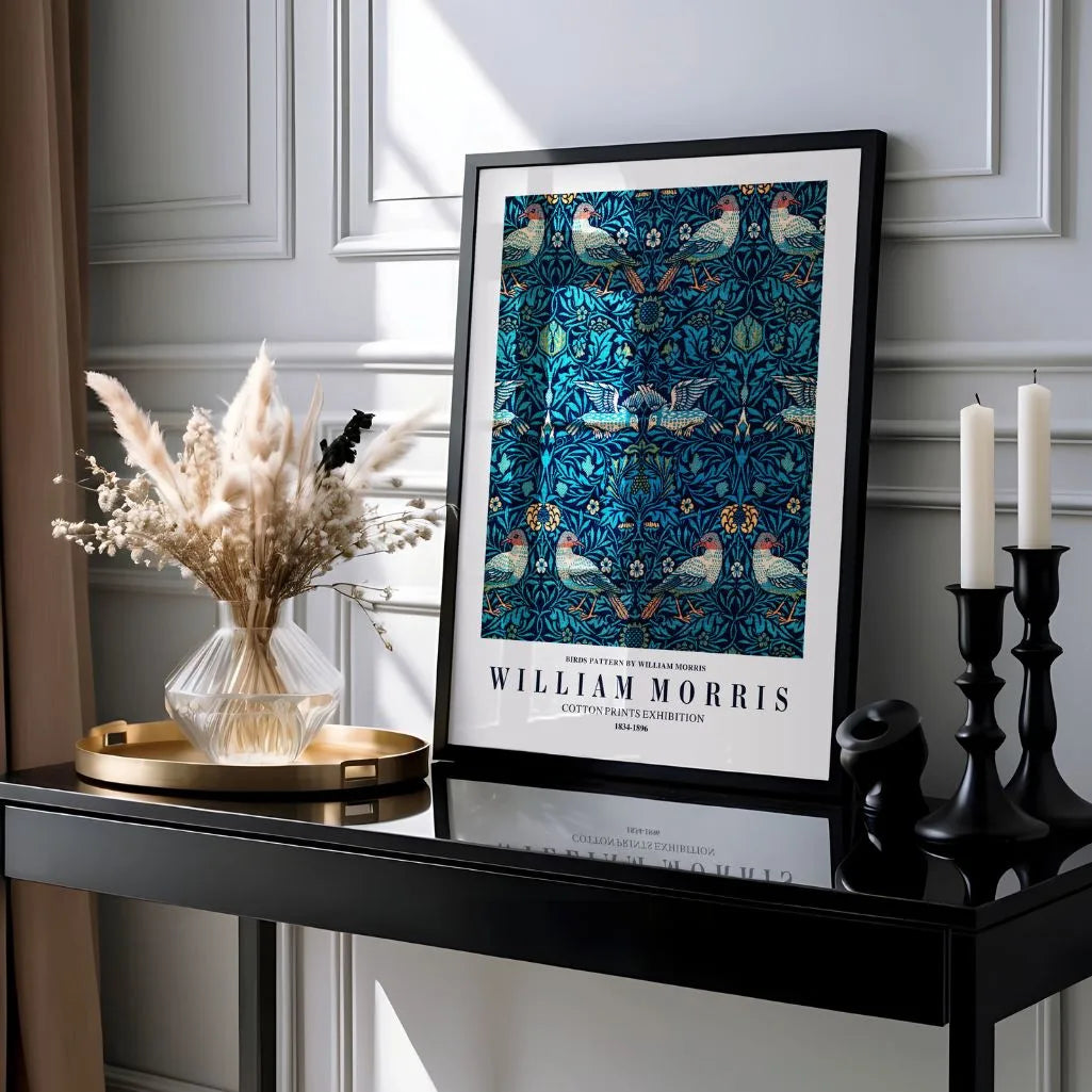 William Morris Birds Pattern Poster