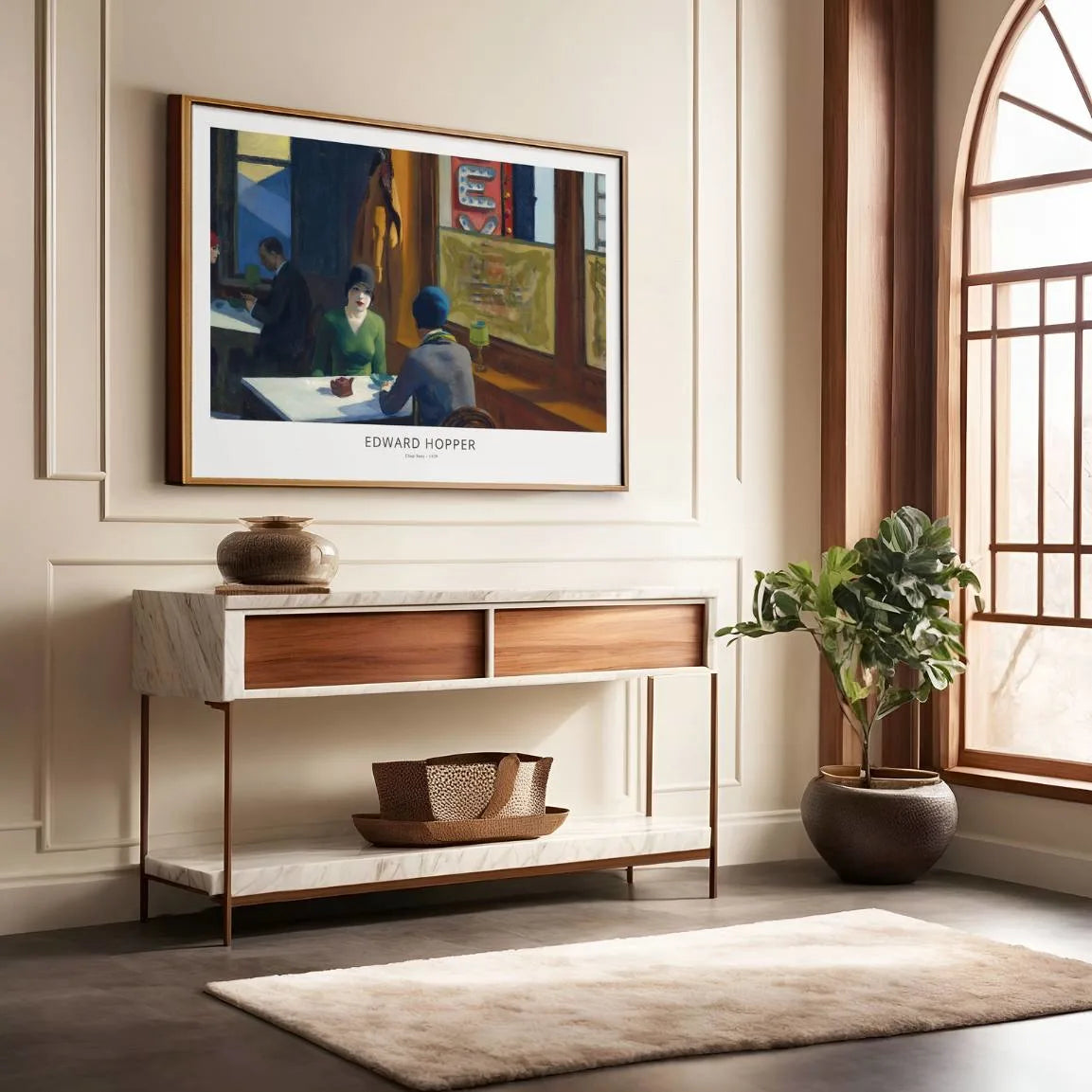 Edward Hopper Chop Suey 1929 Restaurant Poster