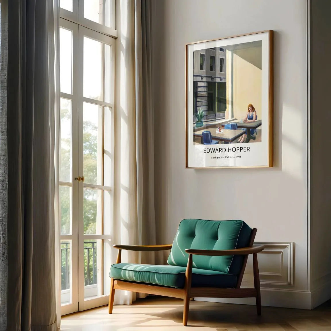 Edward Hopper Cafeteria Morning Light Poster