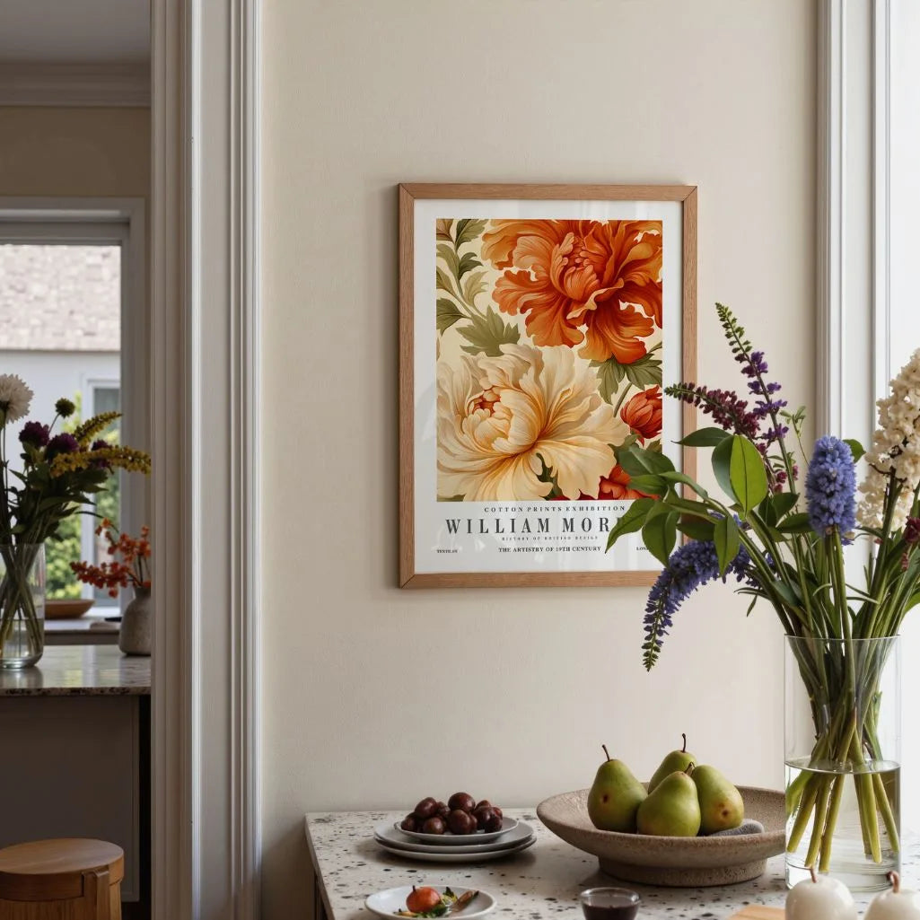 William Morris Autumn Flowers Poster