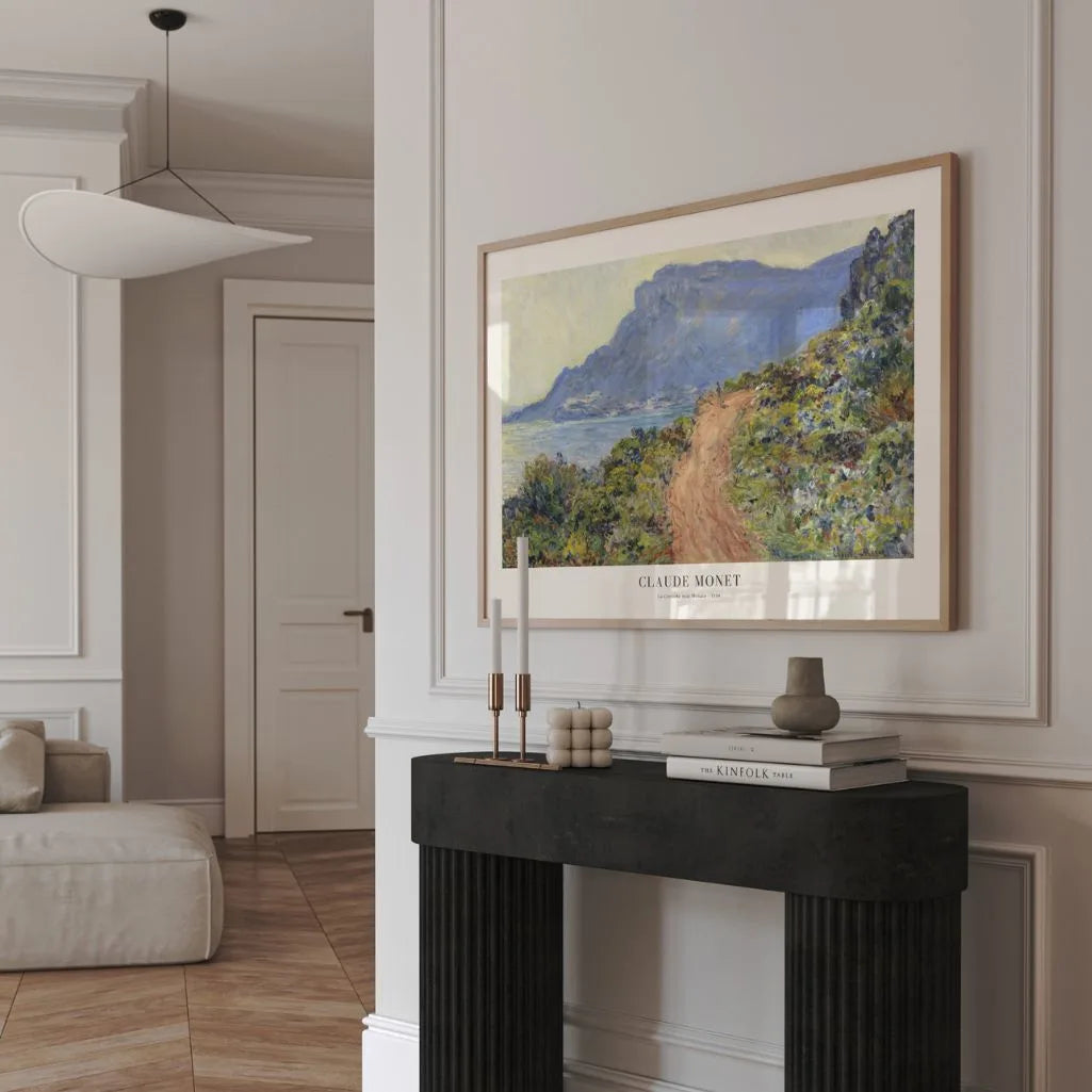 Claude Monet La Corniche Monaco Poster