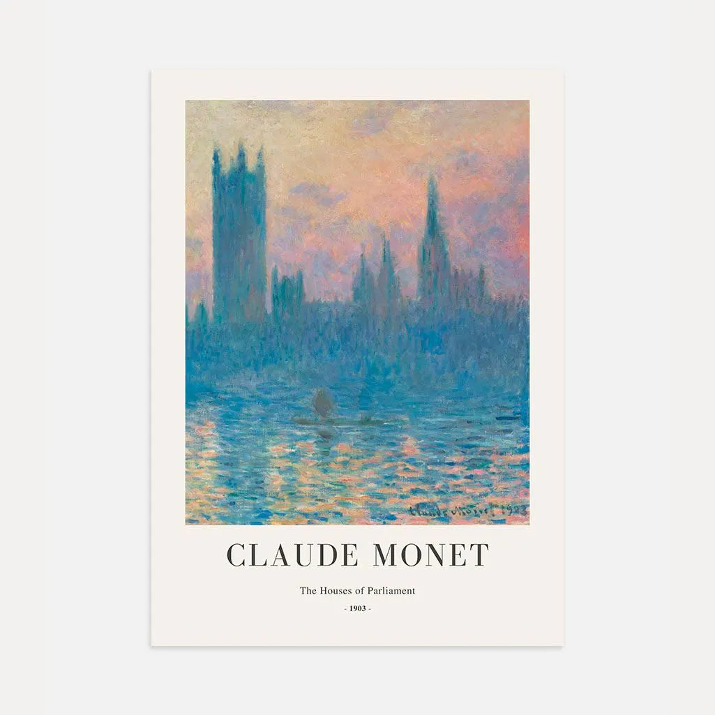 Claude Monet Houses of Parliament Poster