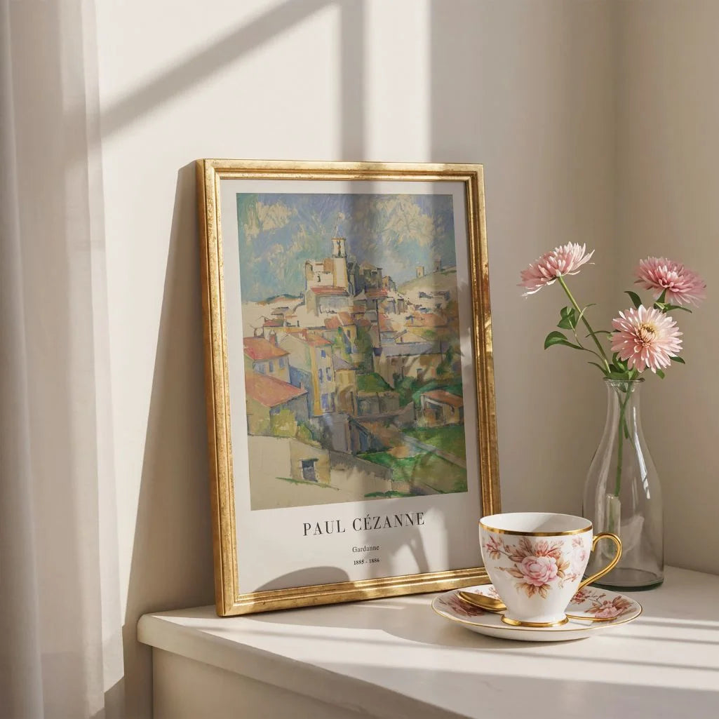 Paul Cézanne Gardanne Poster